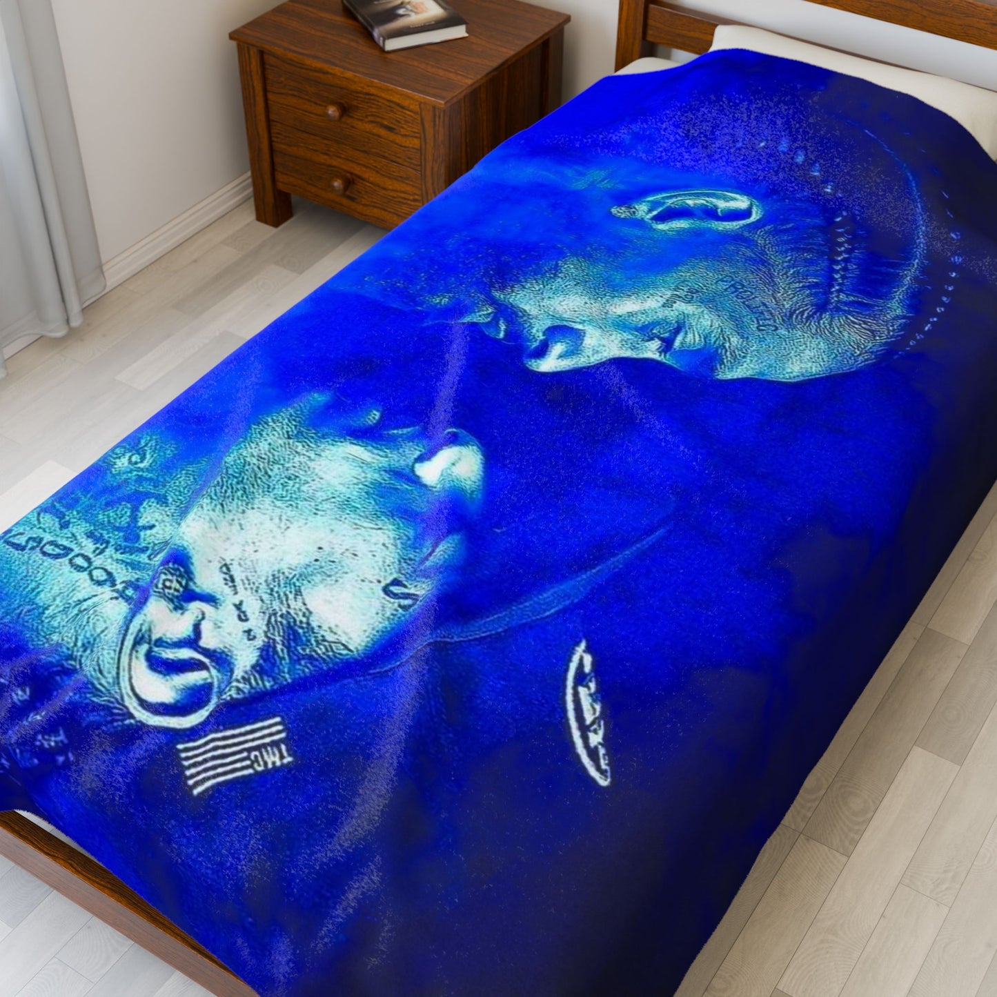 Nipsey Velveteen Plush Blanket | Cozy Throw for Music Lovers