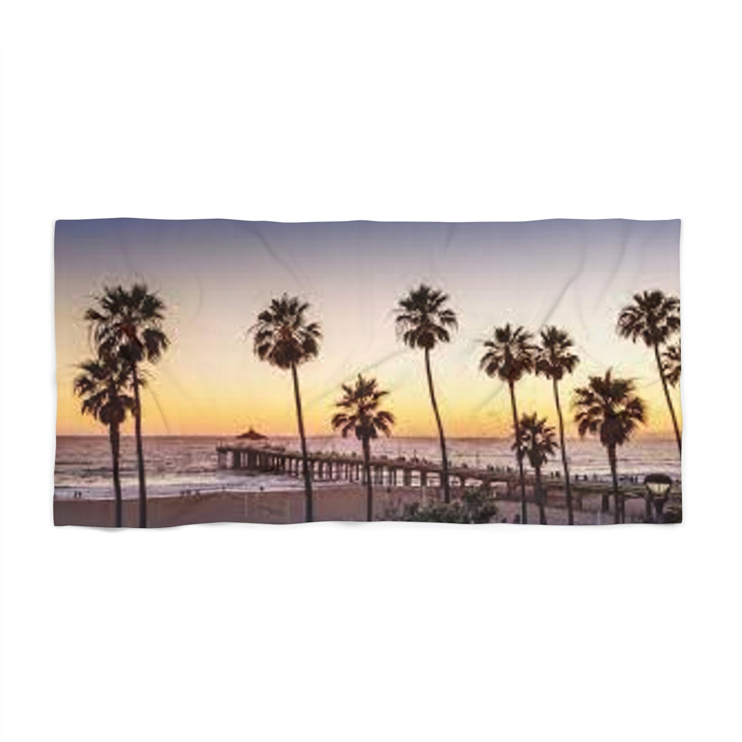 Tropical Palm Beach Towel, Sunset Beach Towel, Summer Vibes Towel, Vacation Towel, Poolside Essential, Beach Day Accessory