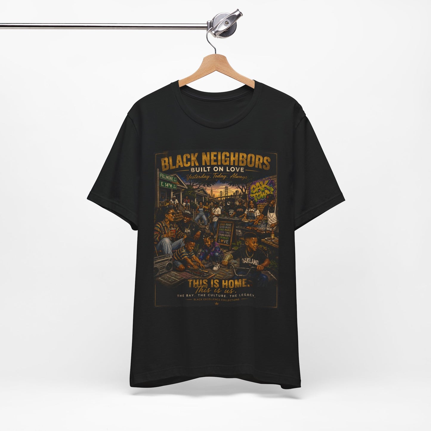 Black Neighbors "This Is Home" Tee - Community Pride Graphic T-Shirt