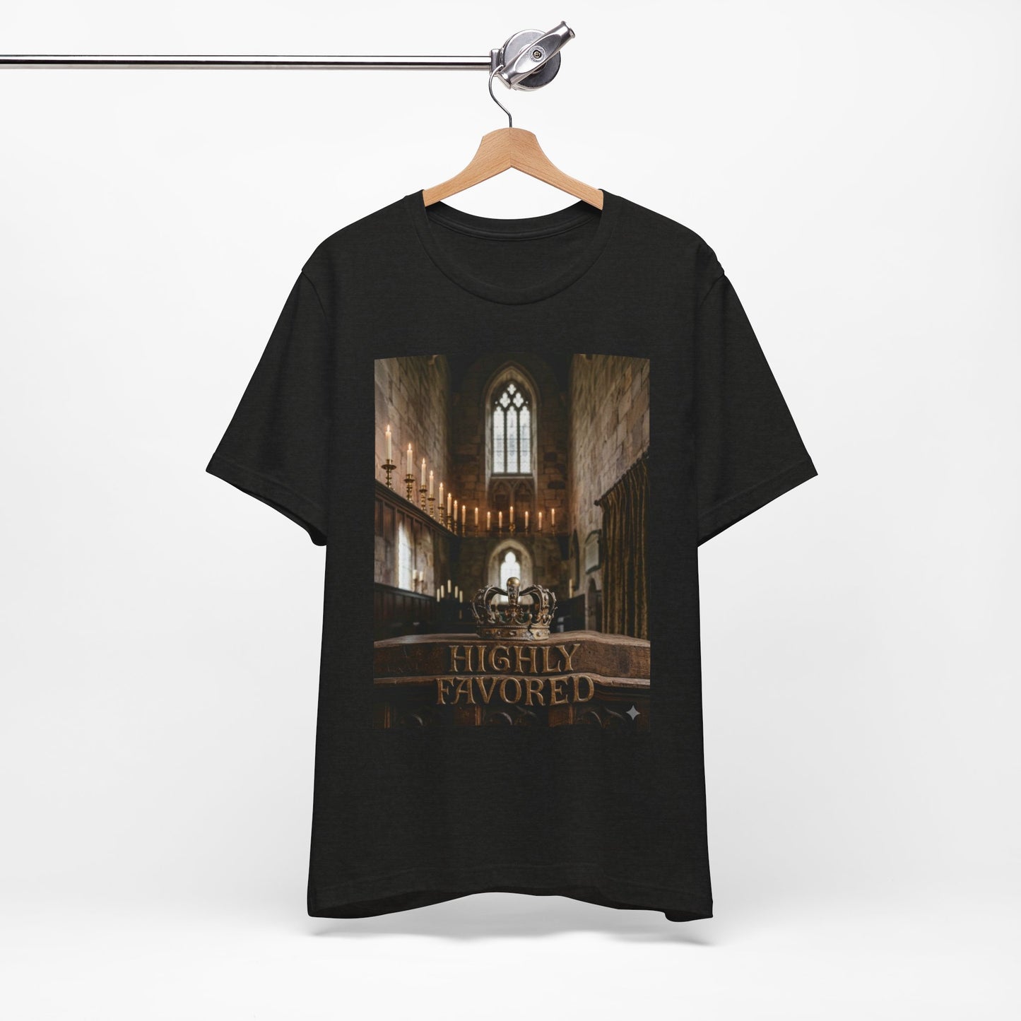 Highly Favored Tee — Cracked Crown T‑Shirt