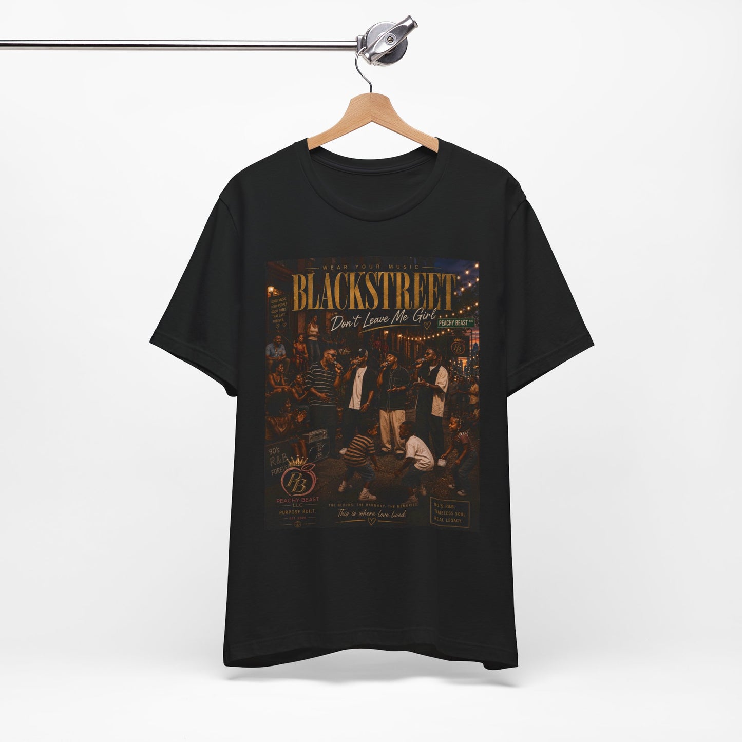 Blackstreet "Don’t Leave Me" Retro R&B Tee — Vintage Album Cover T-Shirt