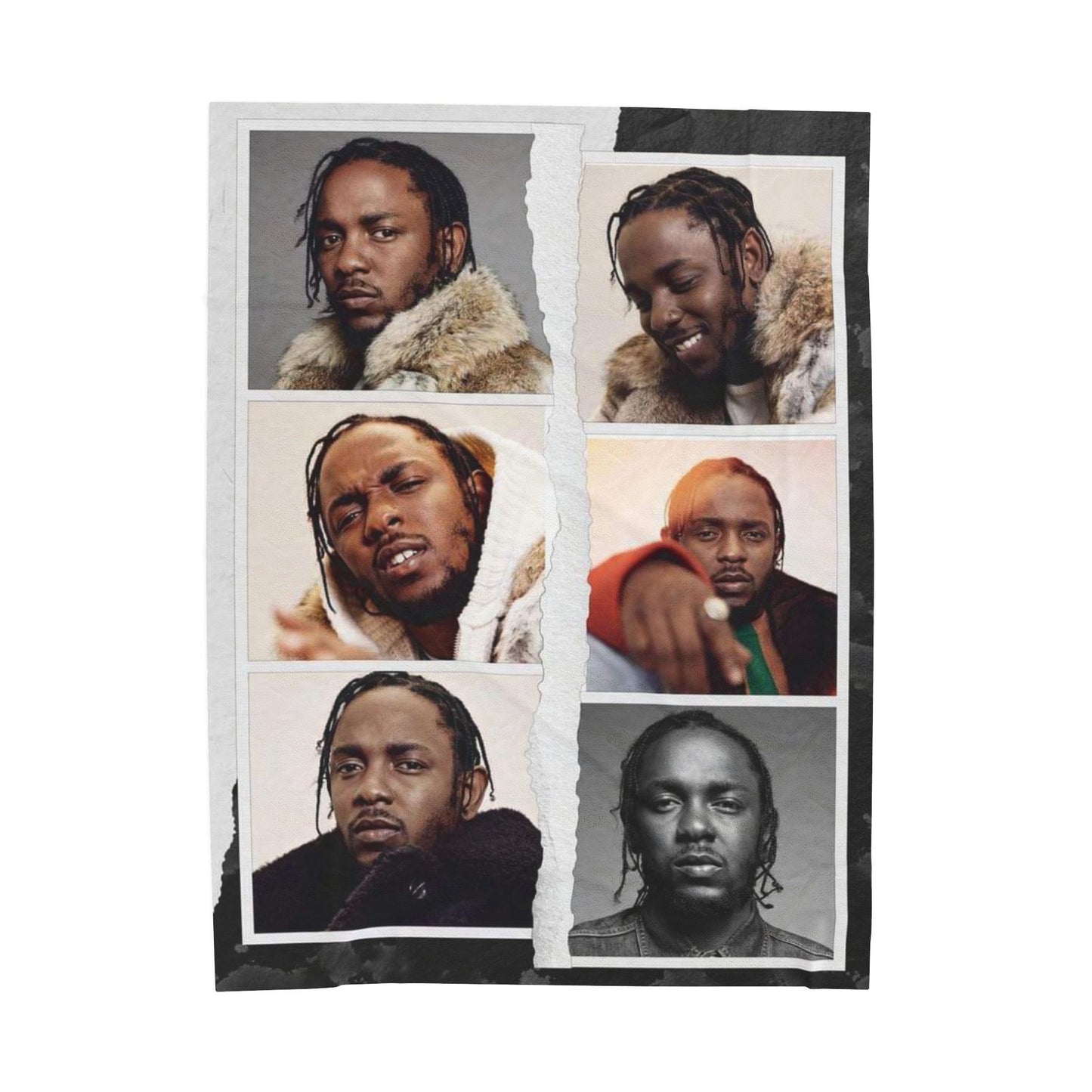 Kendrick Lamar Velveteen Plush Blanket - Cozy Hip-Hop Home Décor