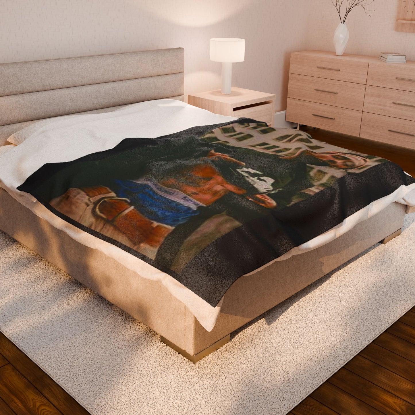 2Pac Velveteen Plush Blanket - Cozy Tribute for Music Lovers