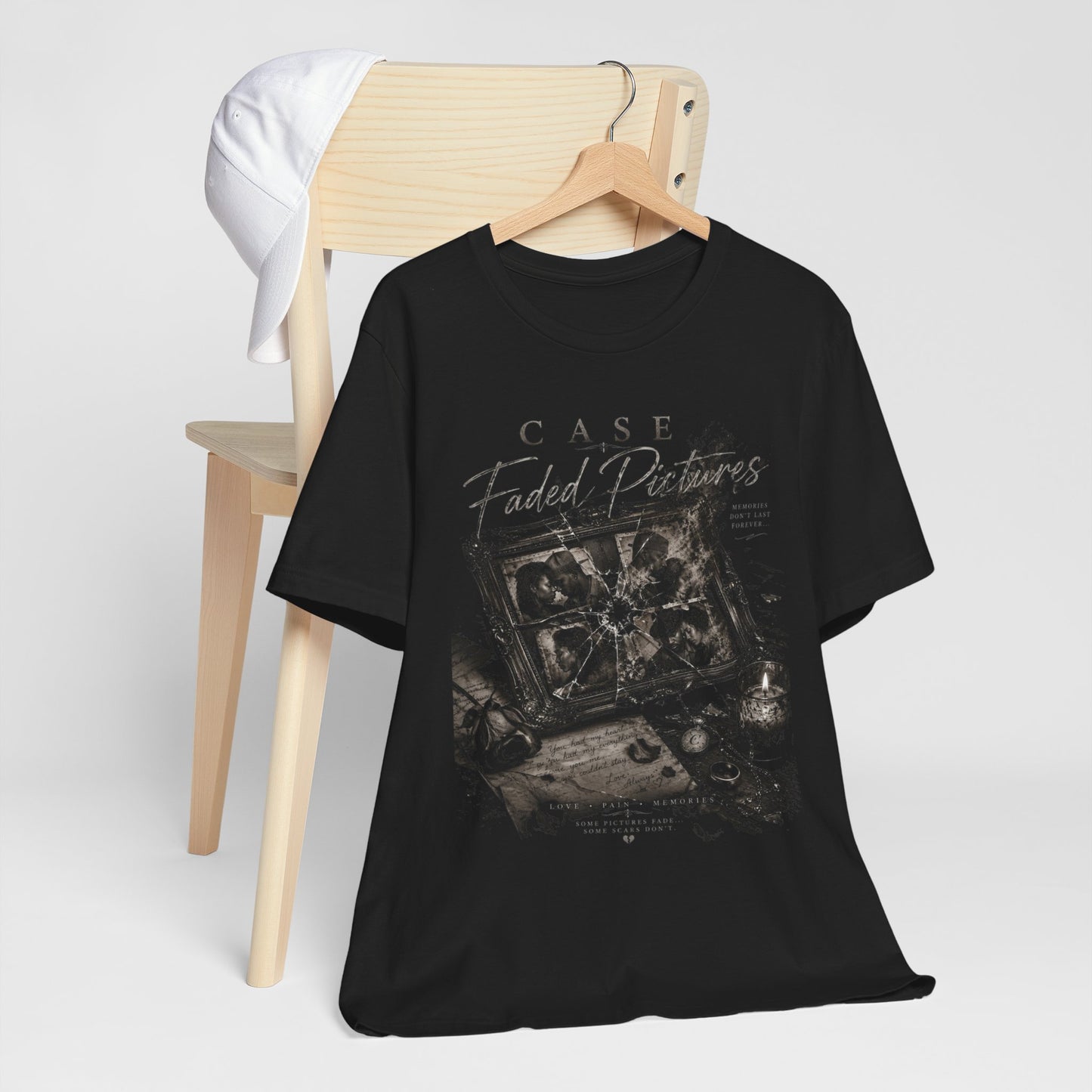 Vintage Faded Pictures Tee — Retro Photo Aesthetic Graphic T-Shirt