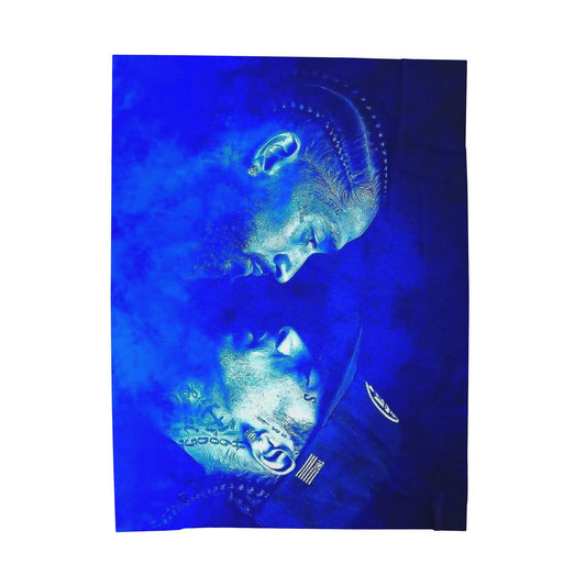 Nipsey Velveteen Plush Blanket | Cozy Throw for Music Lovers