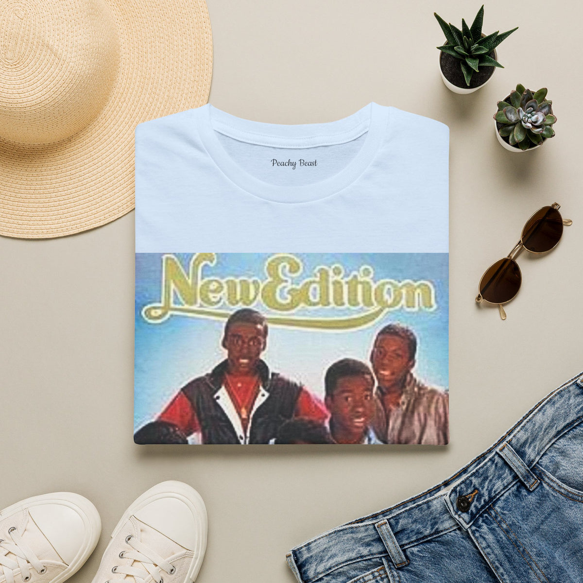 Retro 'New Edition' Vintage Band T-Shirt