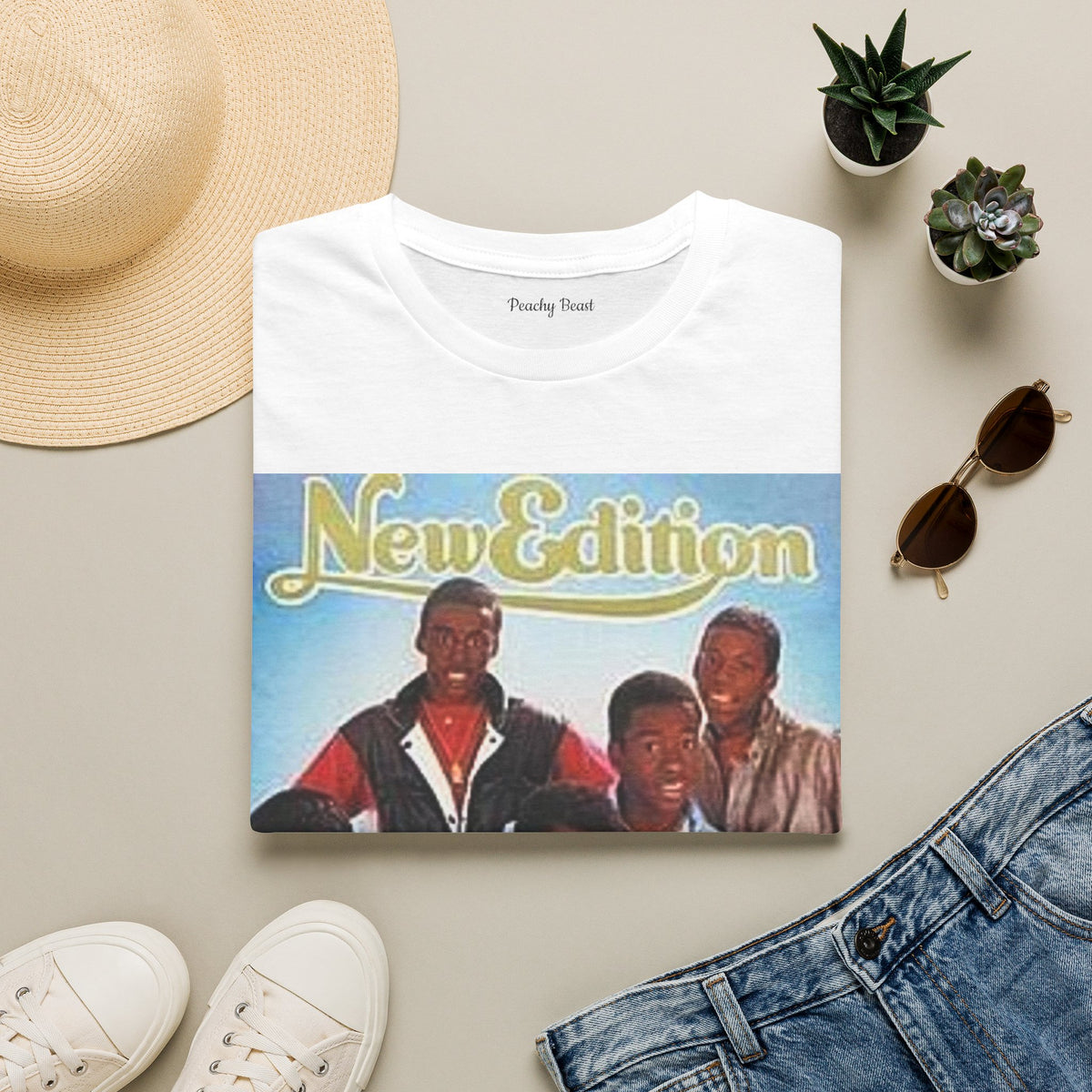 Retro 'New Edition' Vintage Band T-Shirt