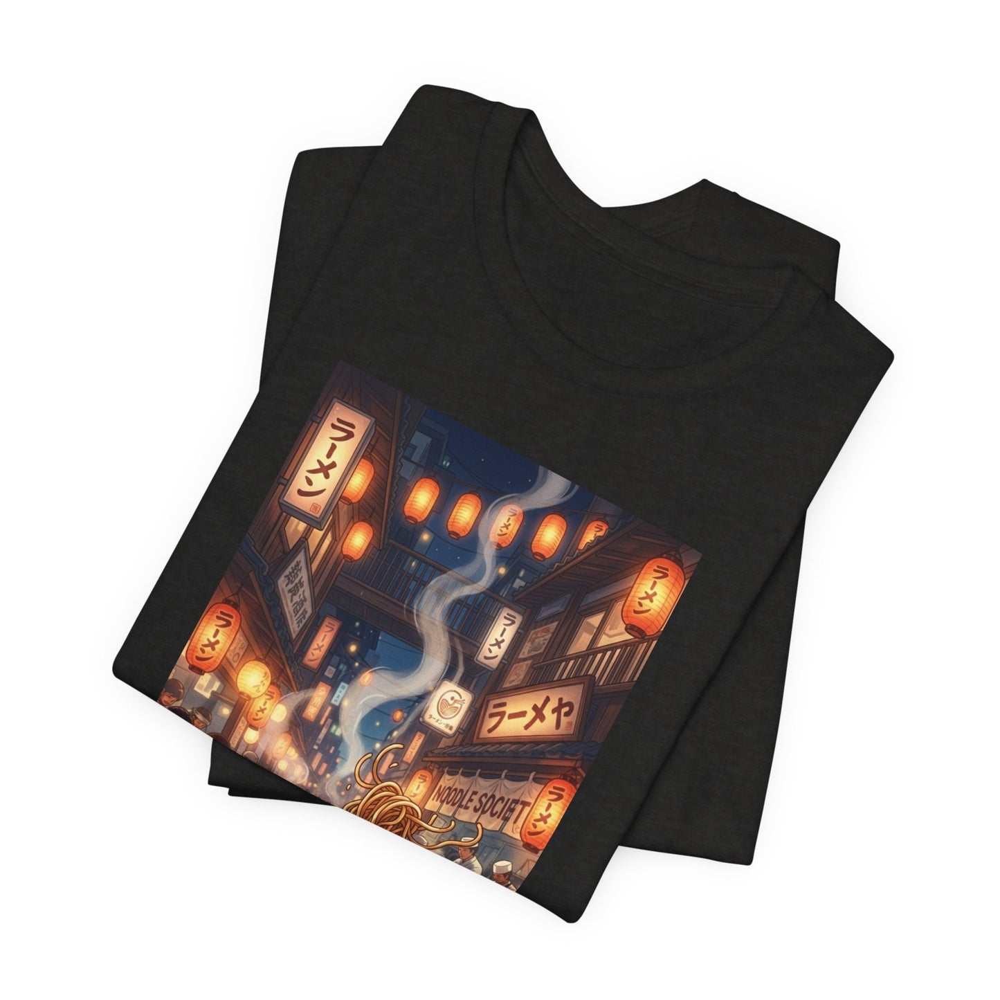 Noodle Society Tee — Retro Night Market Ramen Graphic T-Shirt
