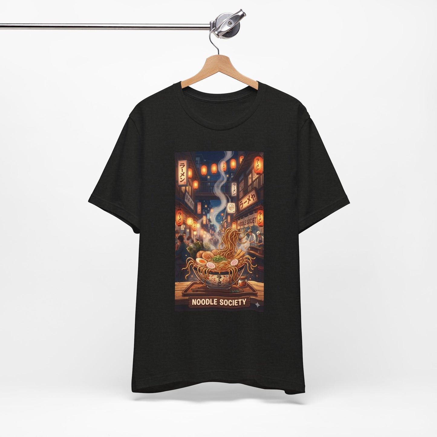Noodle Society Tee — Retro Night Market Ramen Graphic T-Shirt