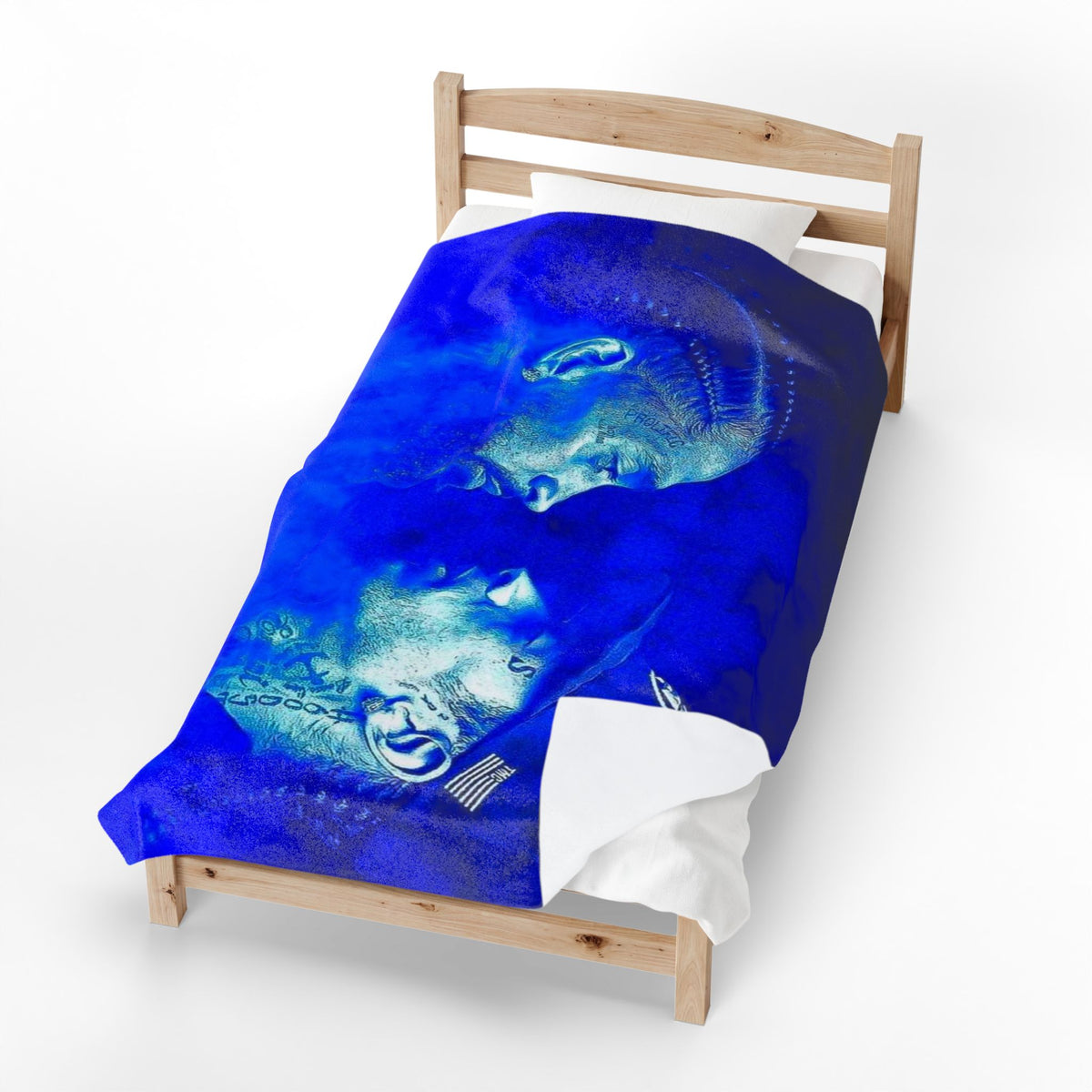 Velveteen Plush Blanket - Blue Dream Portrait Throw
