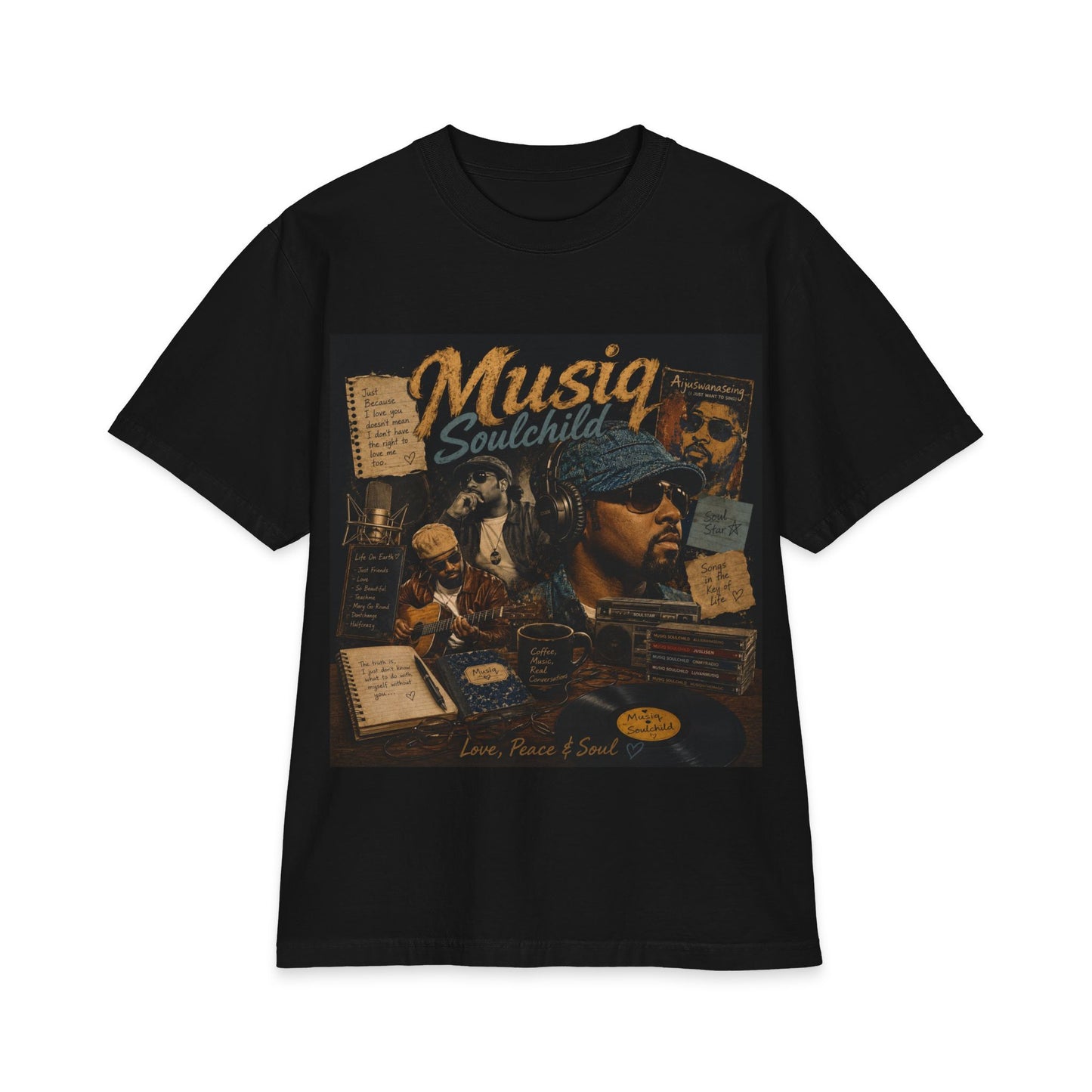 Musiq Soulchild Album Art Tee (Love, Peace & Soul Vintage R&B Tribute)