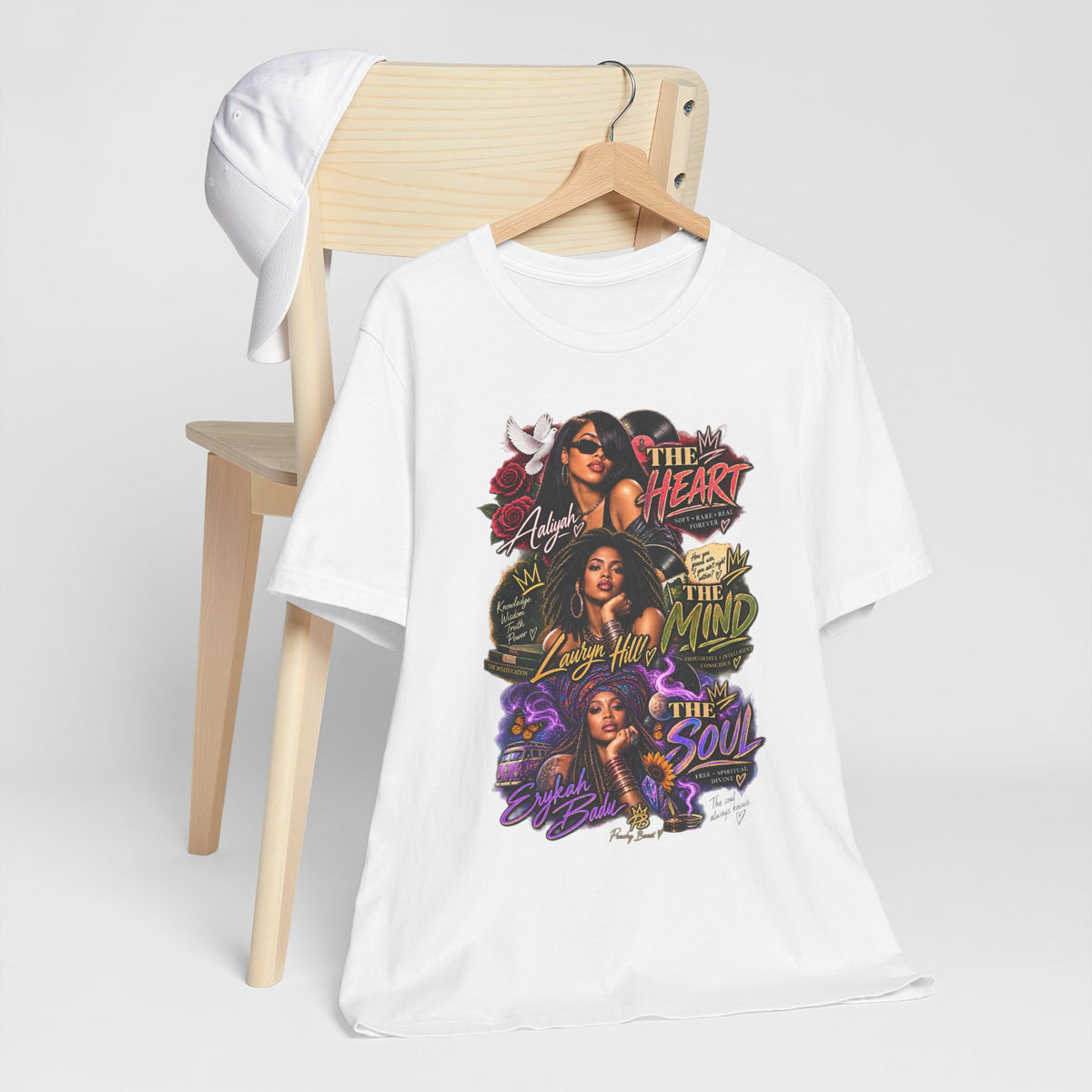 The Heart, The Mind & The Soul: Aaliyah, Lauryn Hill & Erykah Badu Tribute Tee