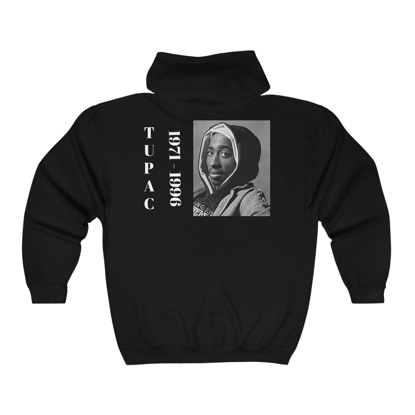 Tupac Full Zip Hooded Sweatshirt