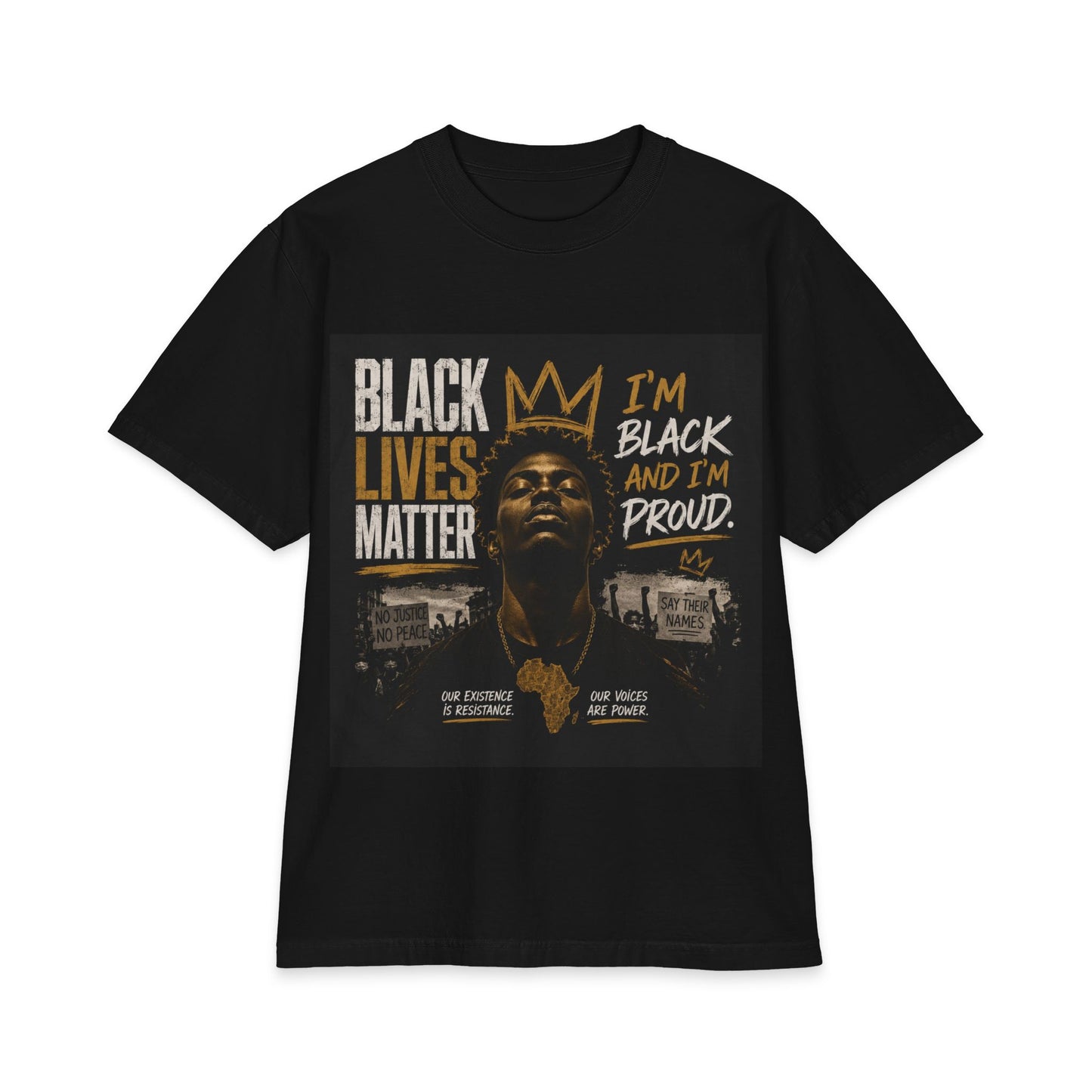 Black Lives Matter T-Shirt — "I’m Black and I’m Proud" Graphic Tee