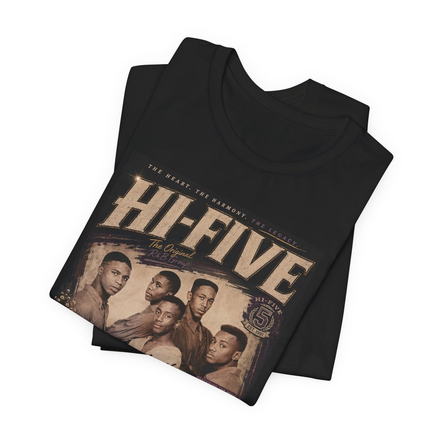 Hi-Five Retro Band Tee – "I Like the Way" Vintage Music T-Shirt