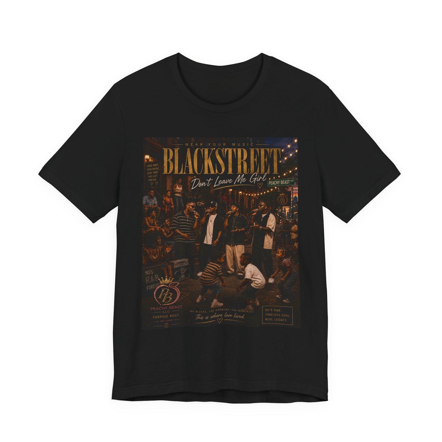 Blackstreet "Don’t Leave Me" Retro R&B Tee — Vintage Album Cover T-Shirt