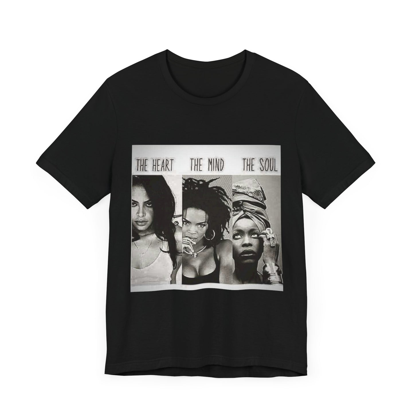 The Heart (Aaliyah) The Mind (Lauryn Hill) The Soul (Erykah Badu) Short Sleeve Tee