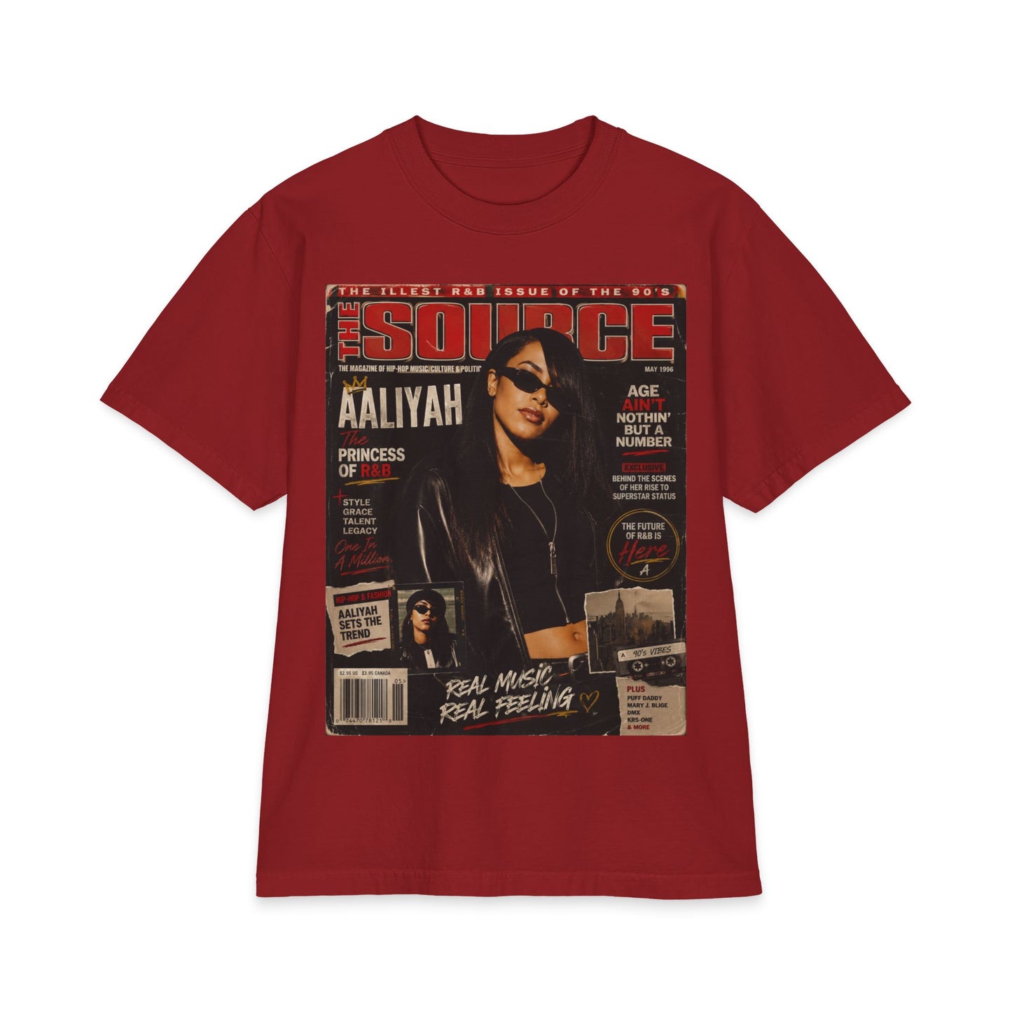 Retro Magazine Cover Tee — Vintage Hip-Hop Style Graphic T‑Shirt