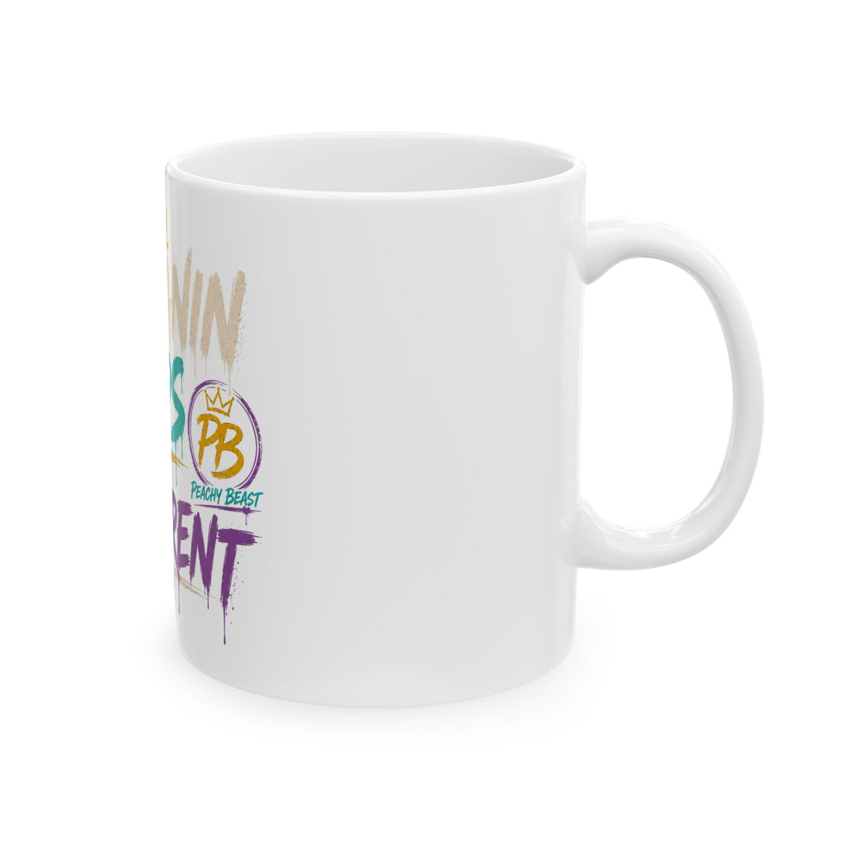 Melanin Drips Different Ceramic Mug – Inspirational Black Pride Coffee Cup (11oz)