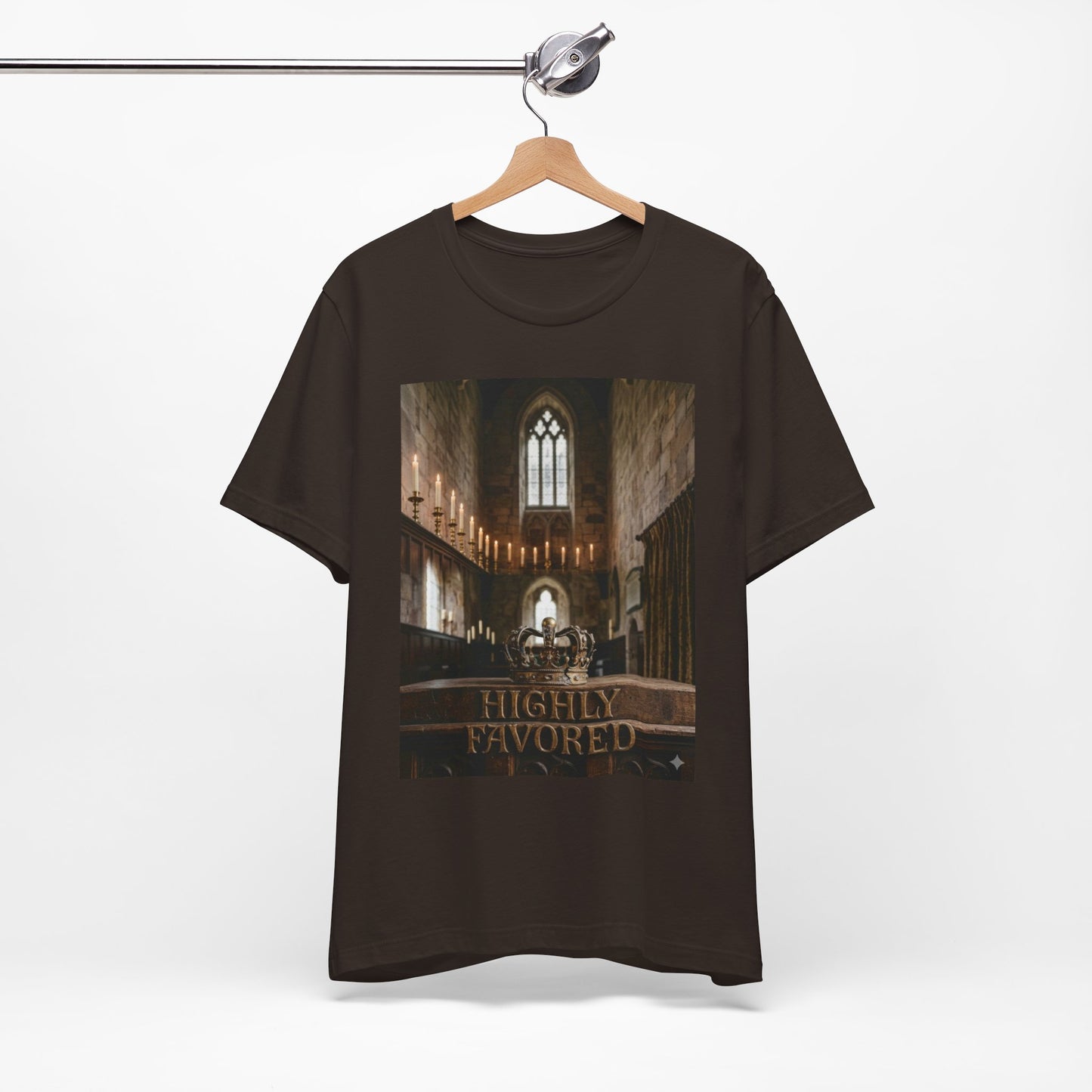 Highly Favored Tee — Cracked Crown T‑Shirt