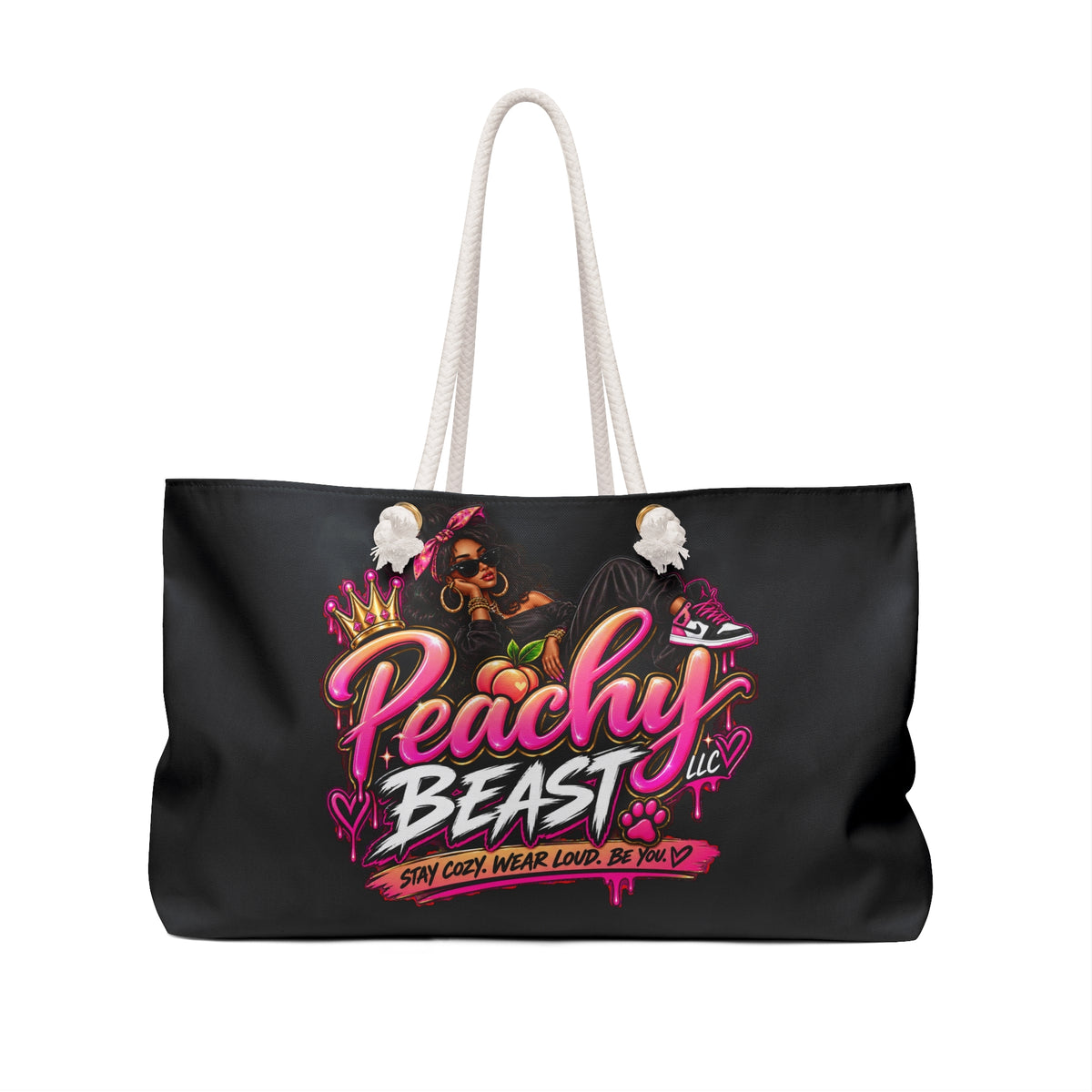 Peachy Beast Weekender Bag