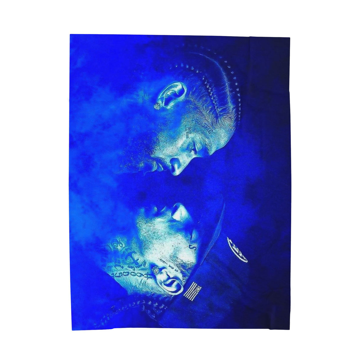 Velveteen Plush Blanket - Blue Dream Portrait Throw