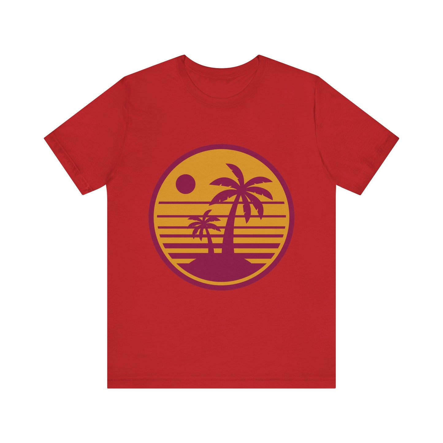 Palm Trees Jersey Short Sleeve Tee