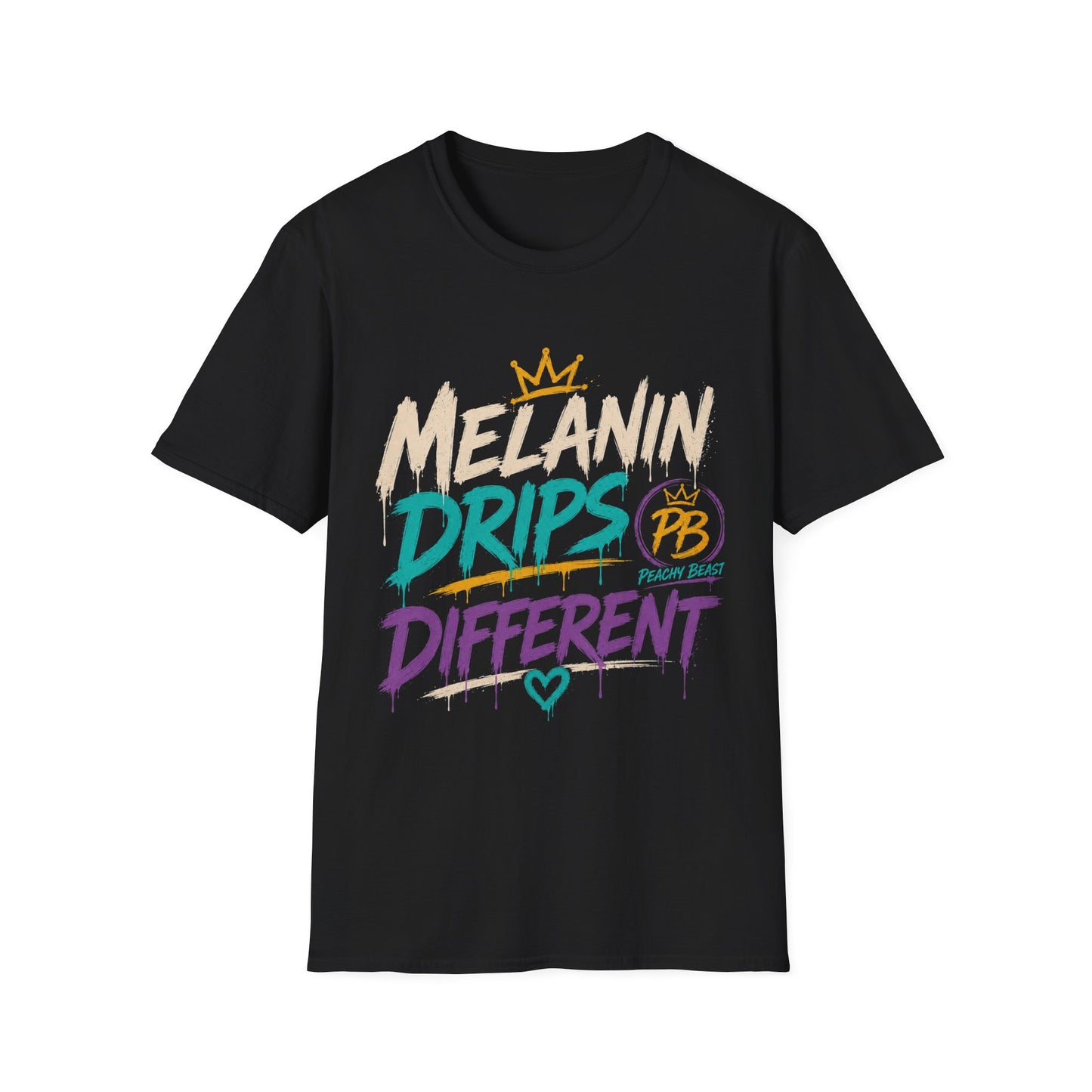 Melanin Drips Different T-Shirt