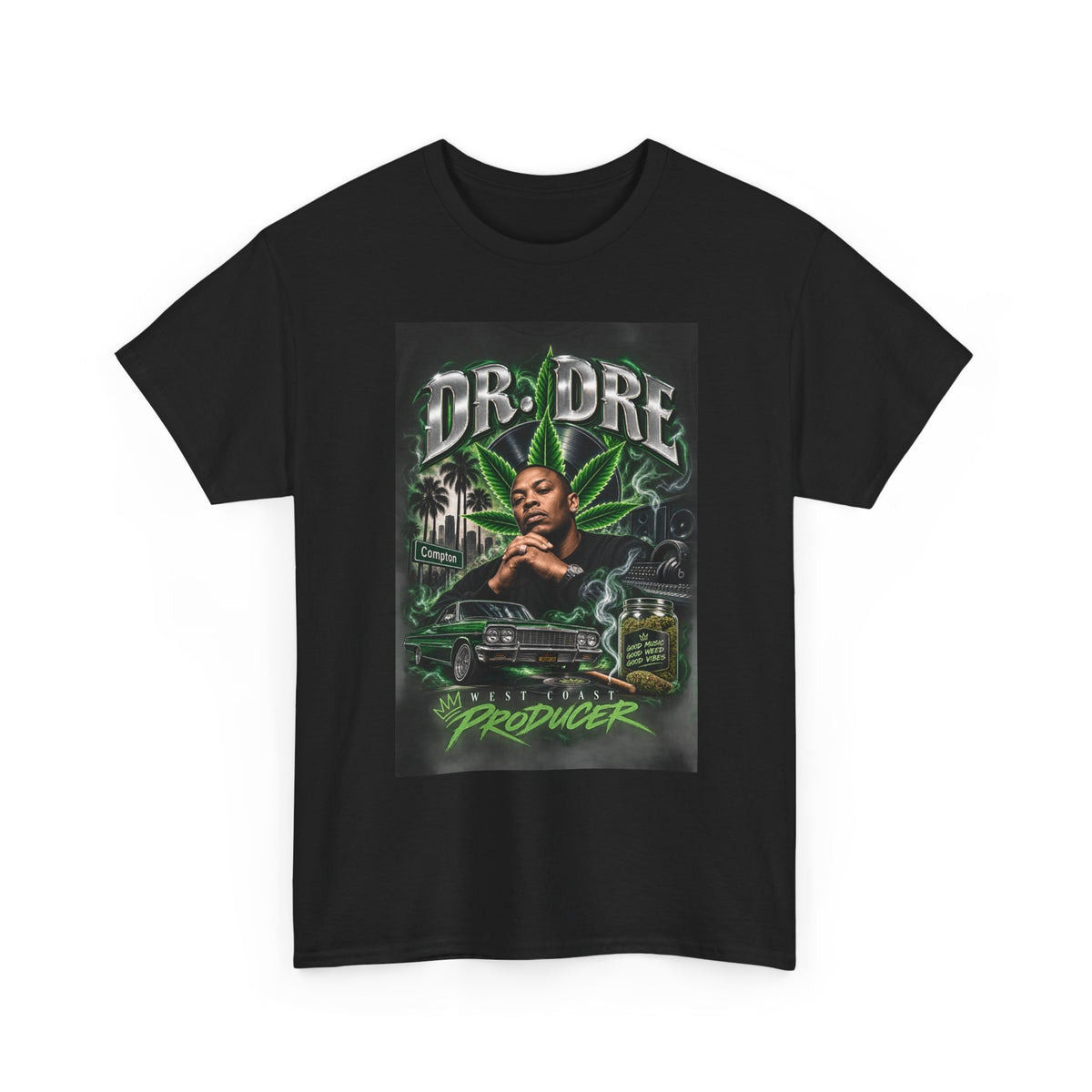 West Coast Hip-Hop Producer Dr. Dre Graphic Tee