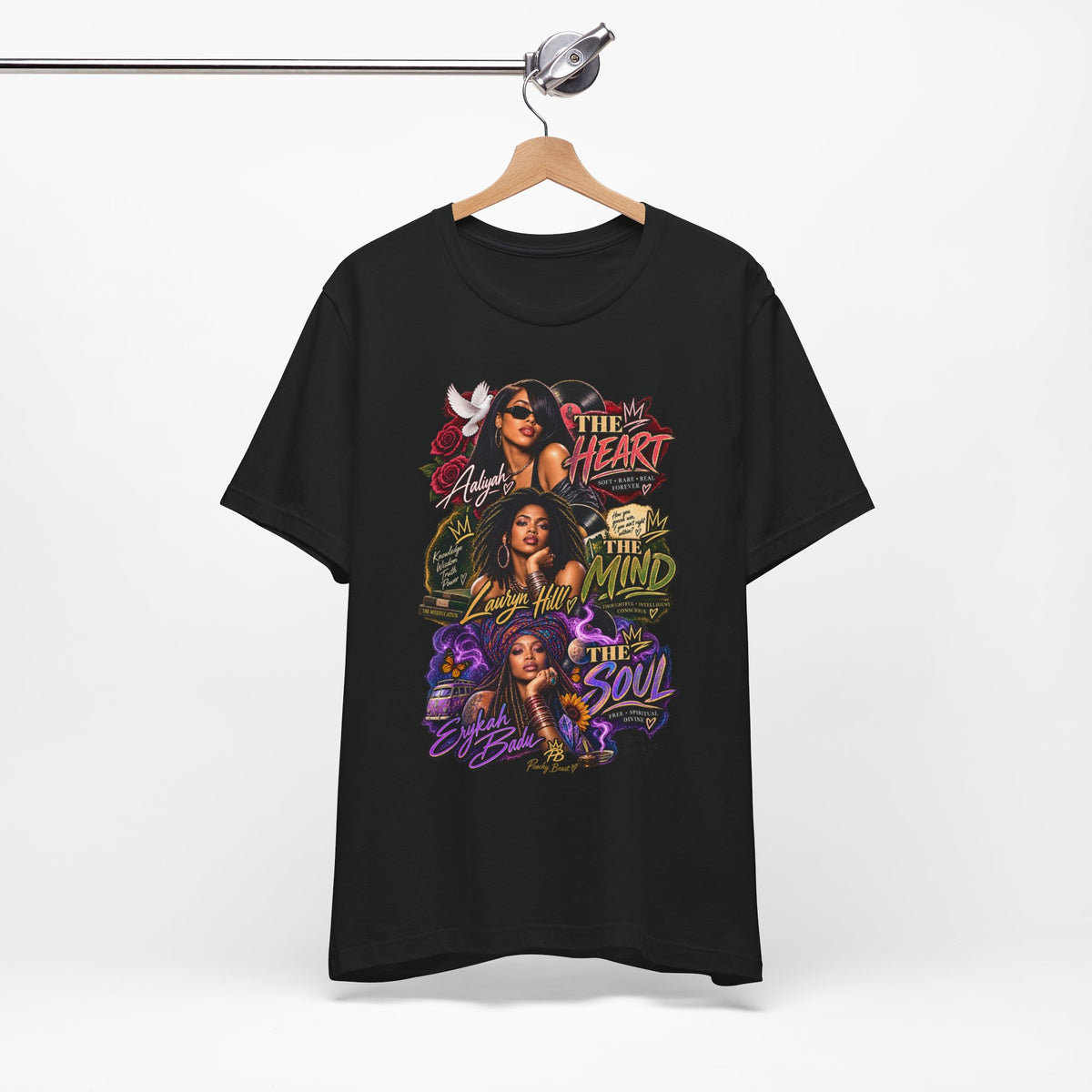 The Heart, The Mind & The Soul: Aaliyah, Lauryn Hill & Erykah Badu Tribute Tee
