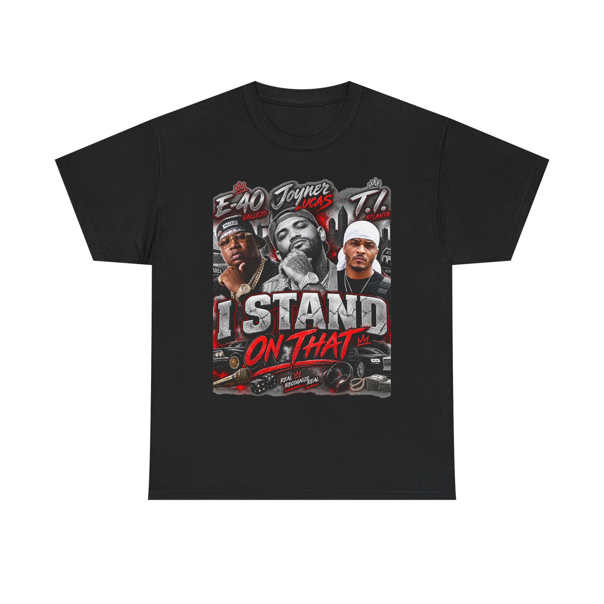 I Stand On That Graphic Tee — Rap Tribute T-Shirt