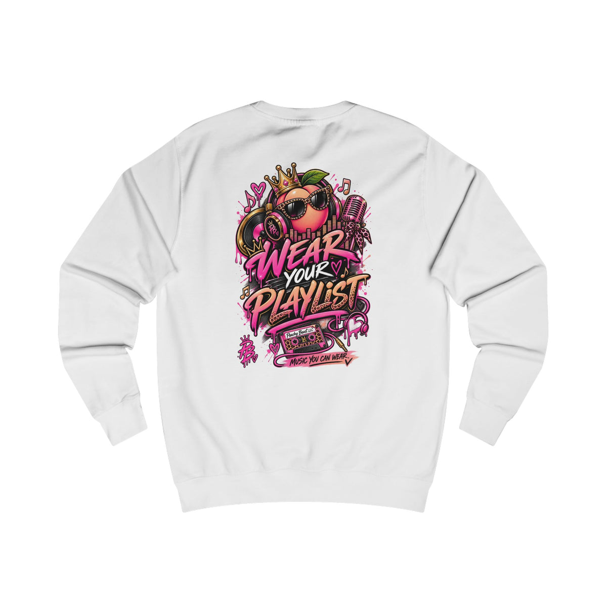 Peachy Beast — "Wear Your Playlist" Retro Sweatshirt