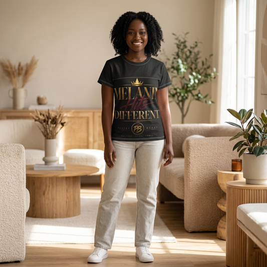 Melanin Hits Different Women’s Tee