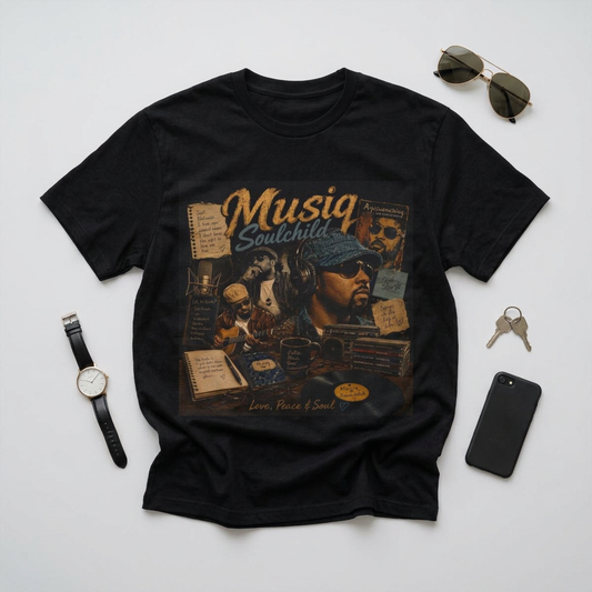 Musiq Soulchild Album Art Tee (Love, Peace & Soul Vintage R&B Tribute)