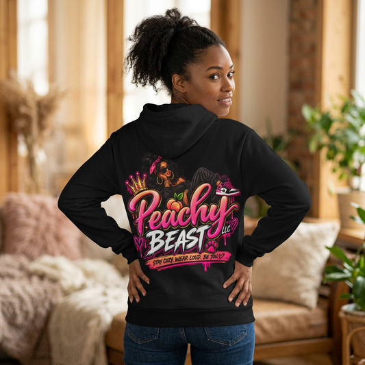 Peachy Beast Hooded Sweatshirt