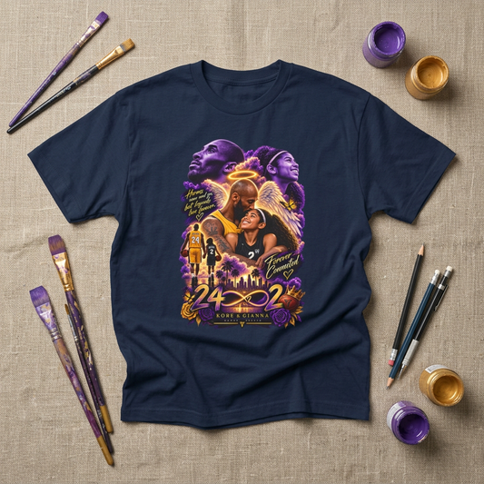 Kobe Bryant 24 Tribute T-Shirt — Legacy, Mamba Mentality Basketball Tee
