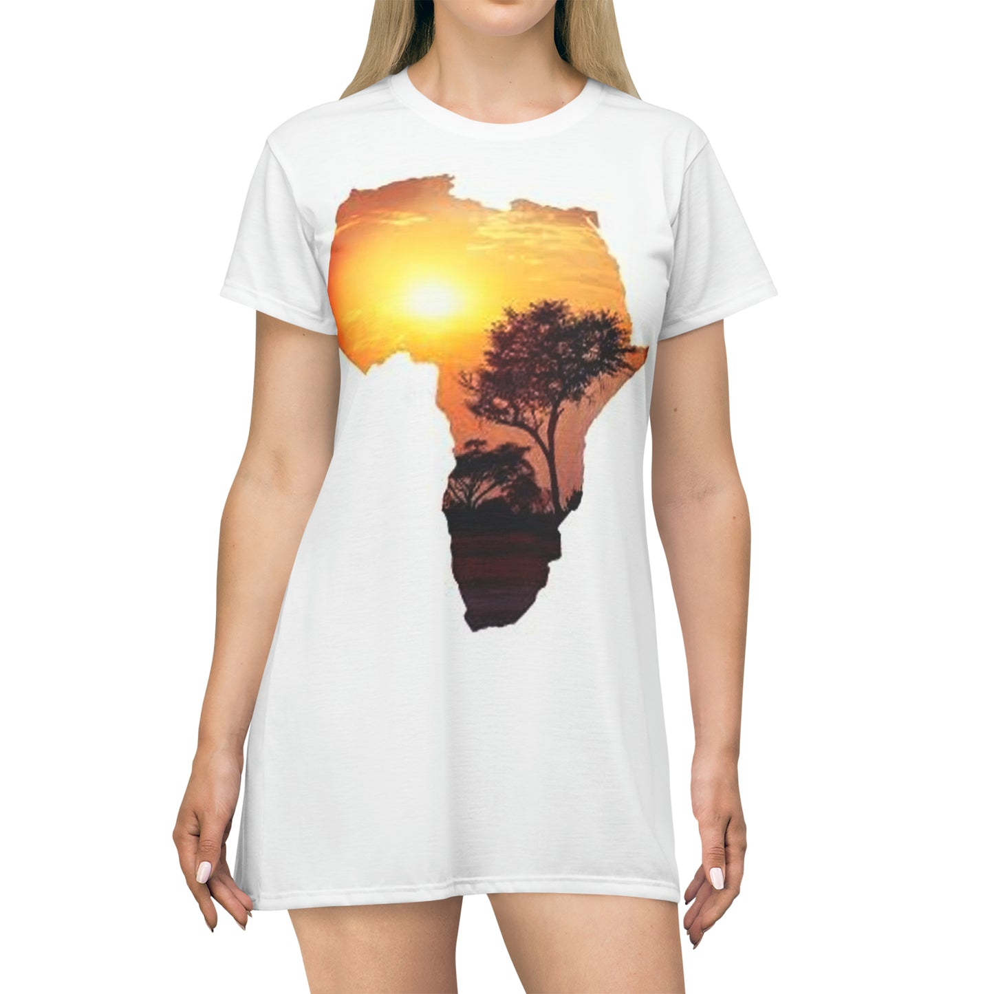 Africa T-Shirt Dress