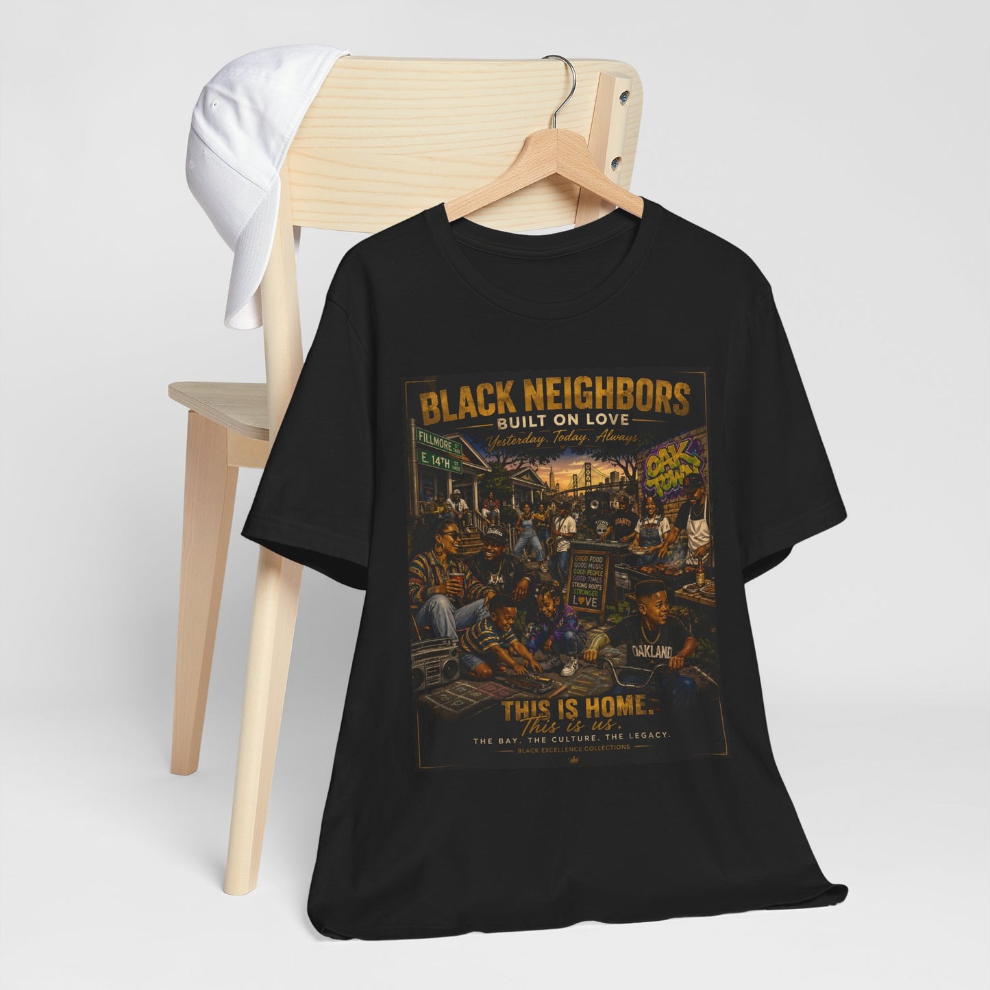 Black Neighbors "This Is Home" Tee - Community Pride Graphic T-Shirt