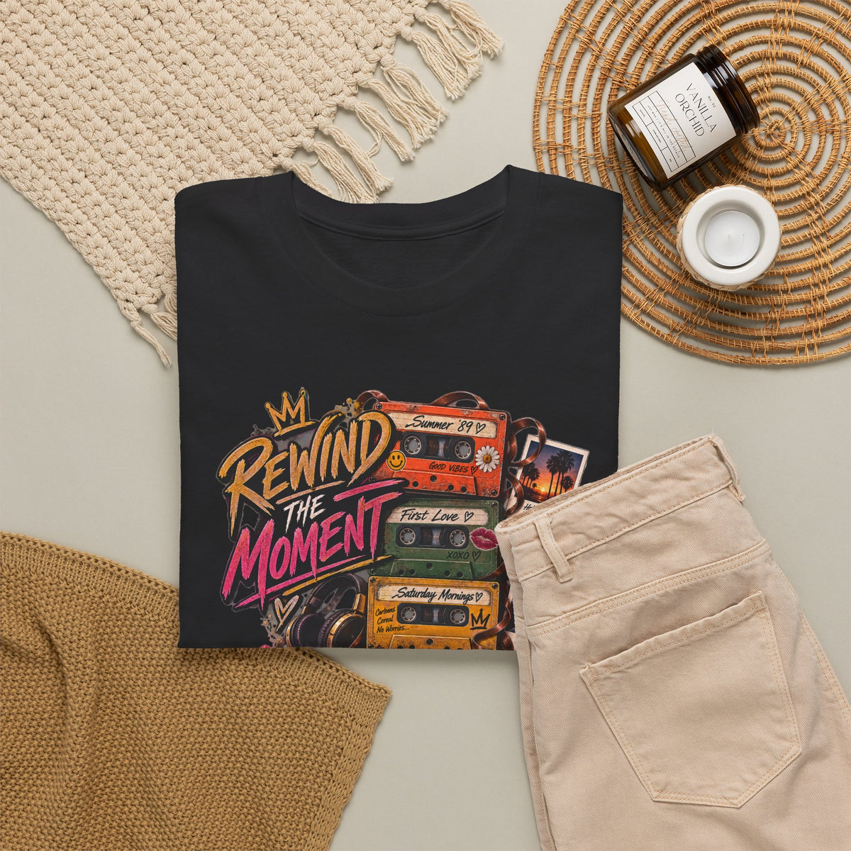 Rewind the Moment Retro Cassette T-Shirt