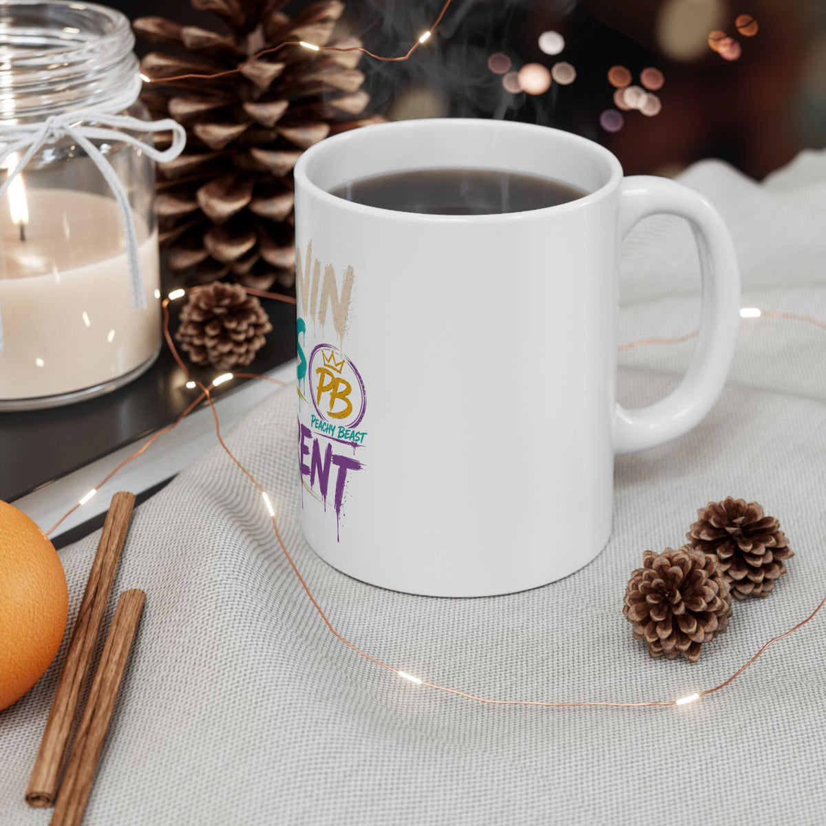 Melanin Drips Different Ceramic Mug – Inspirational Black Pride Coffee Cup (11oz)