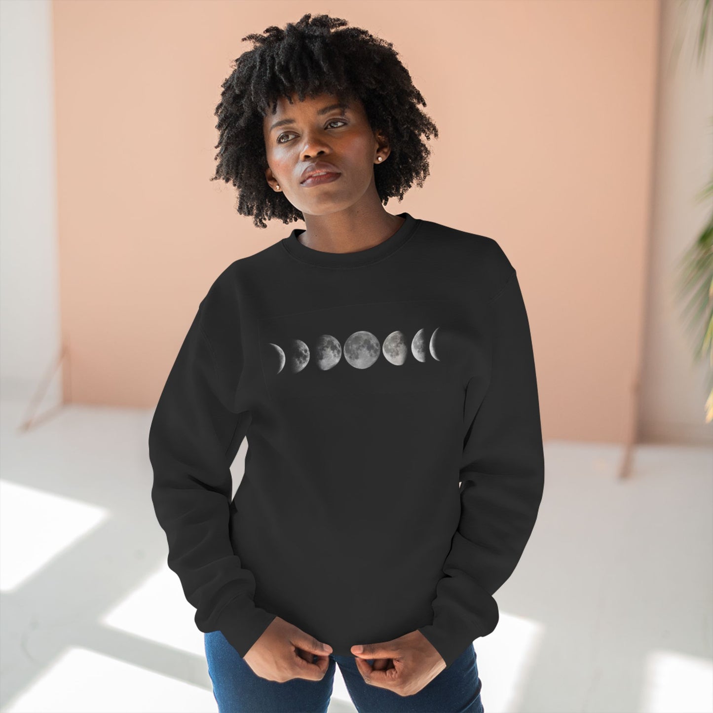 Moon Phases Crewneck Sweatshirt