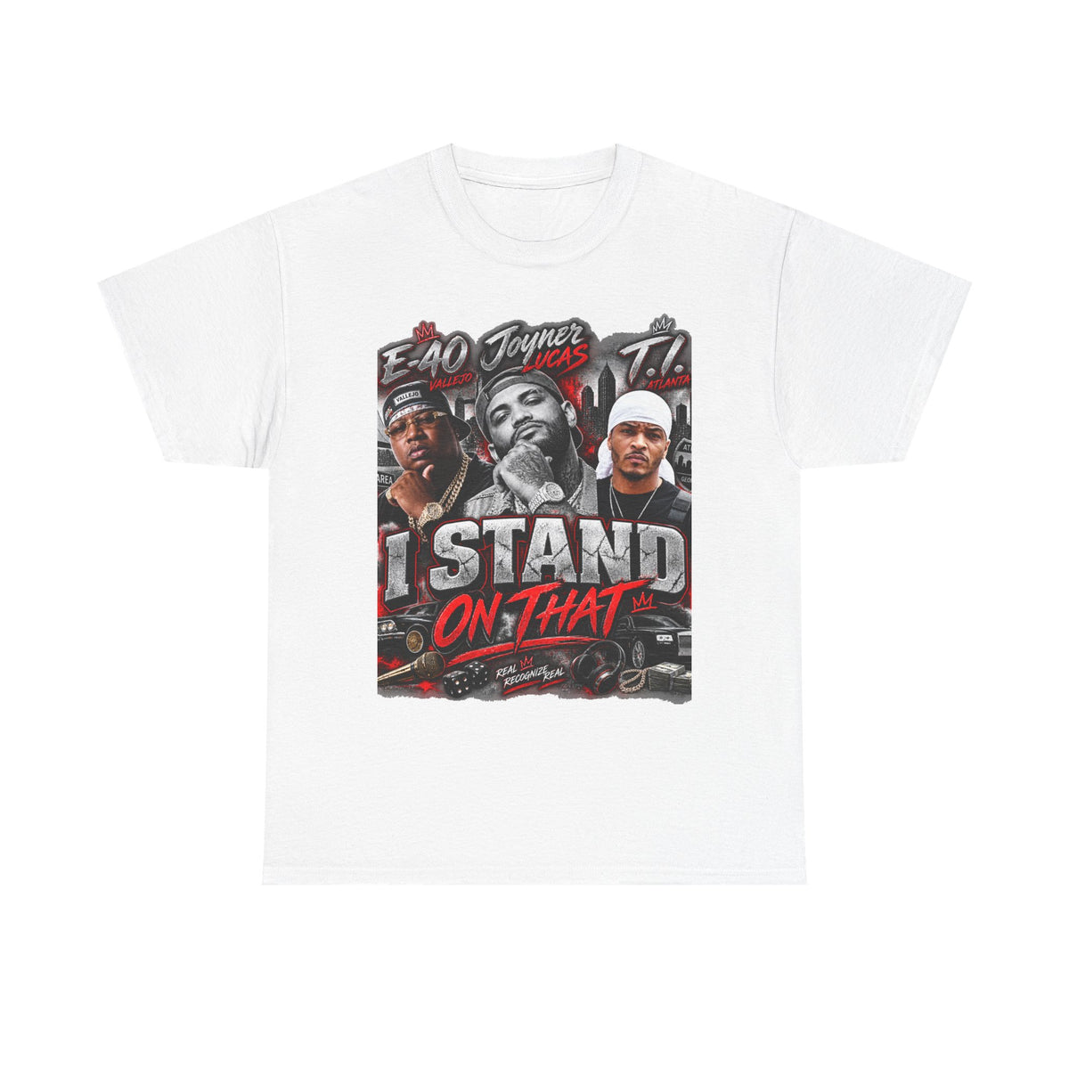 I Stand On That Graphic Tee — Rap Tribute T-Shirt