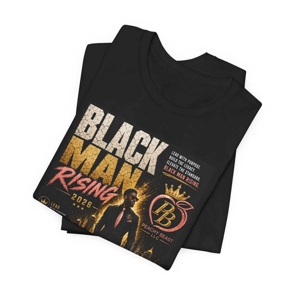 Black Man Rising Short Sleeve Tee