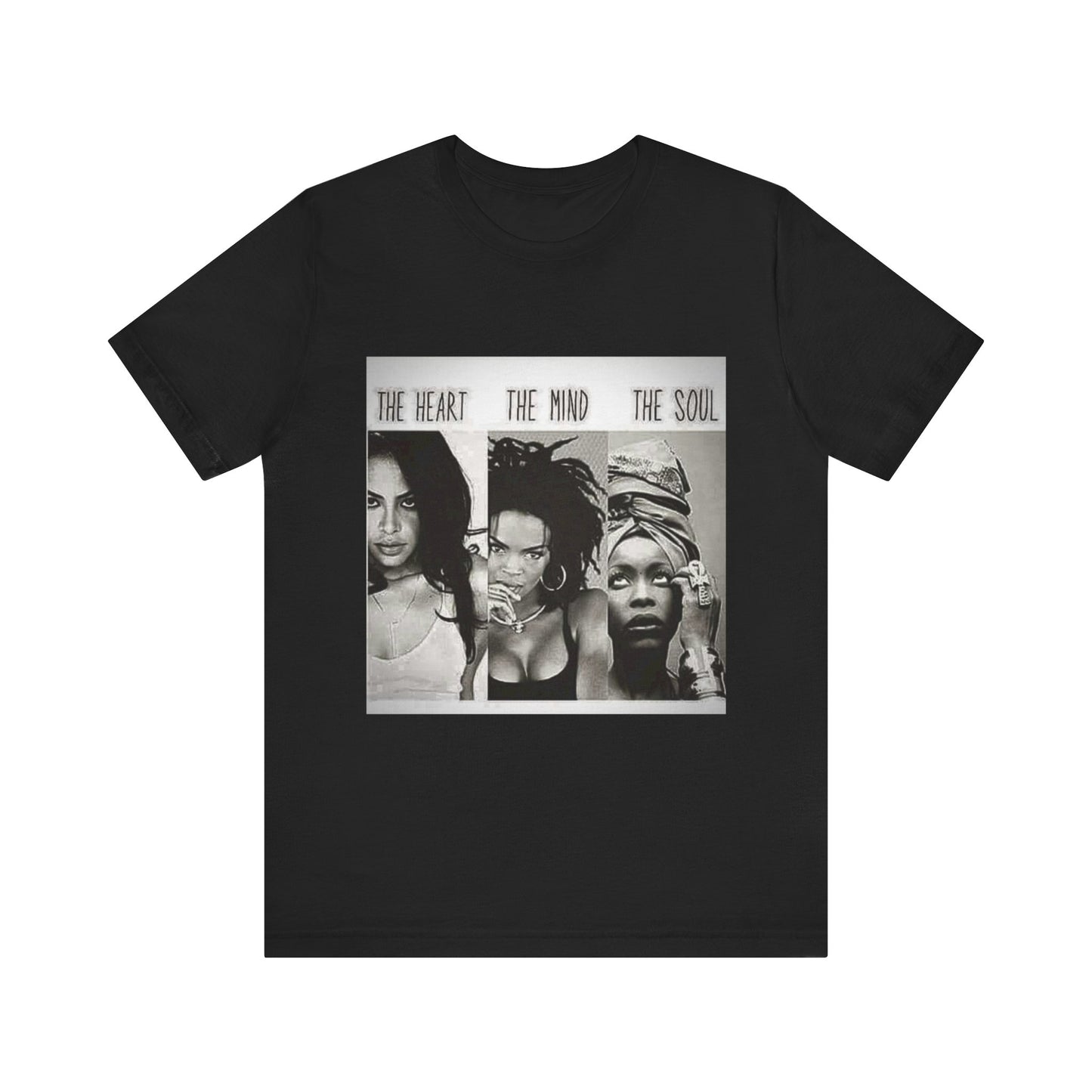 The Heart (Aaliyah) The Mind (Lauryn Hill) The Soul (Erykah Badu) Short Sleeve Tee