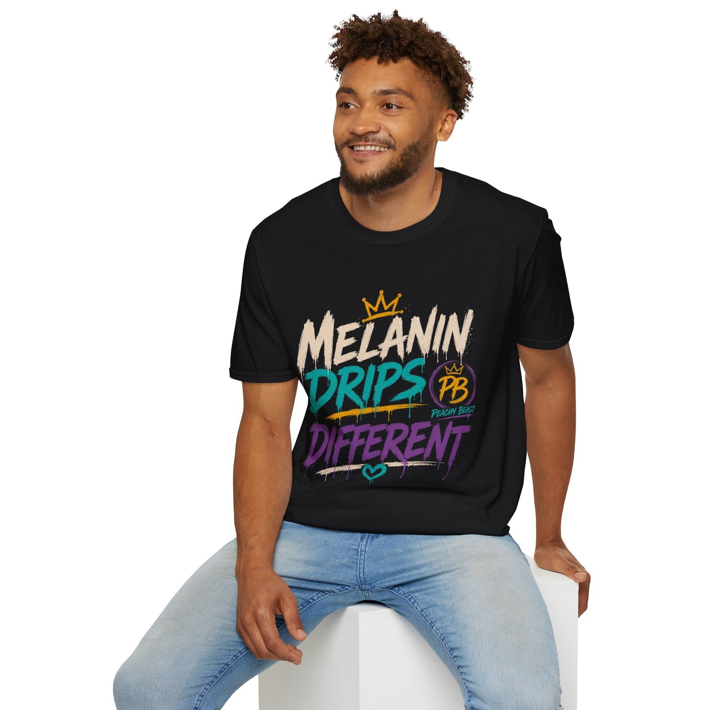 Melanin Drips Different T-Shirt