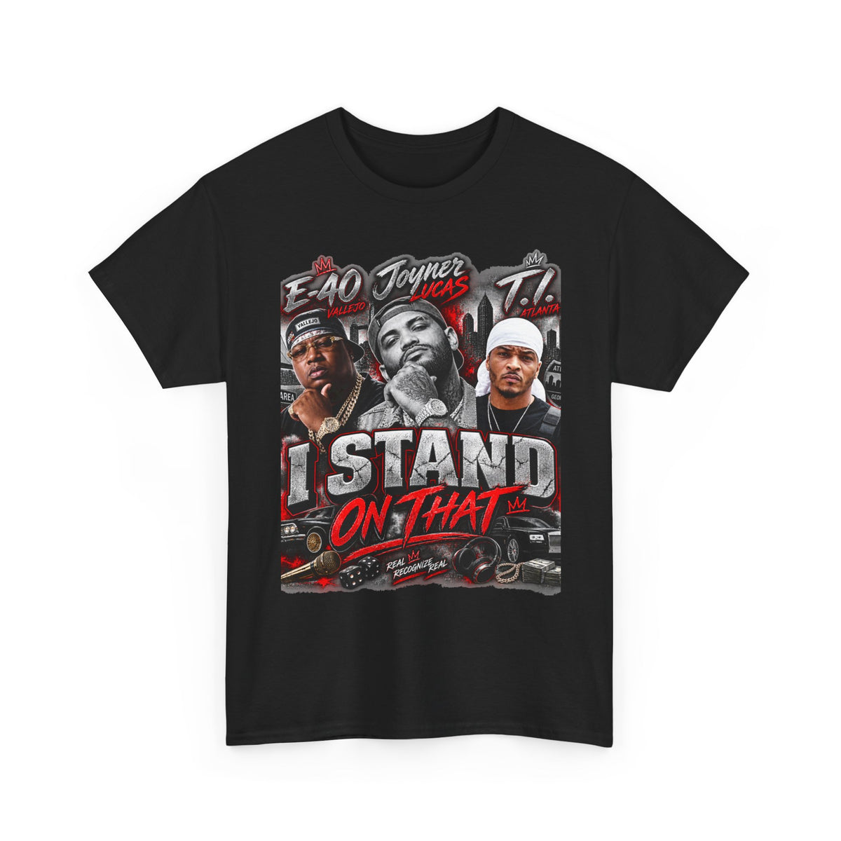 I Stand On That Graphic Tee — Rap Tribute T-Shirt
