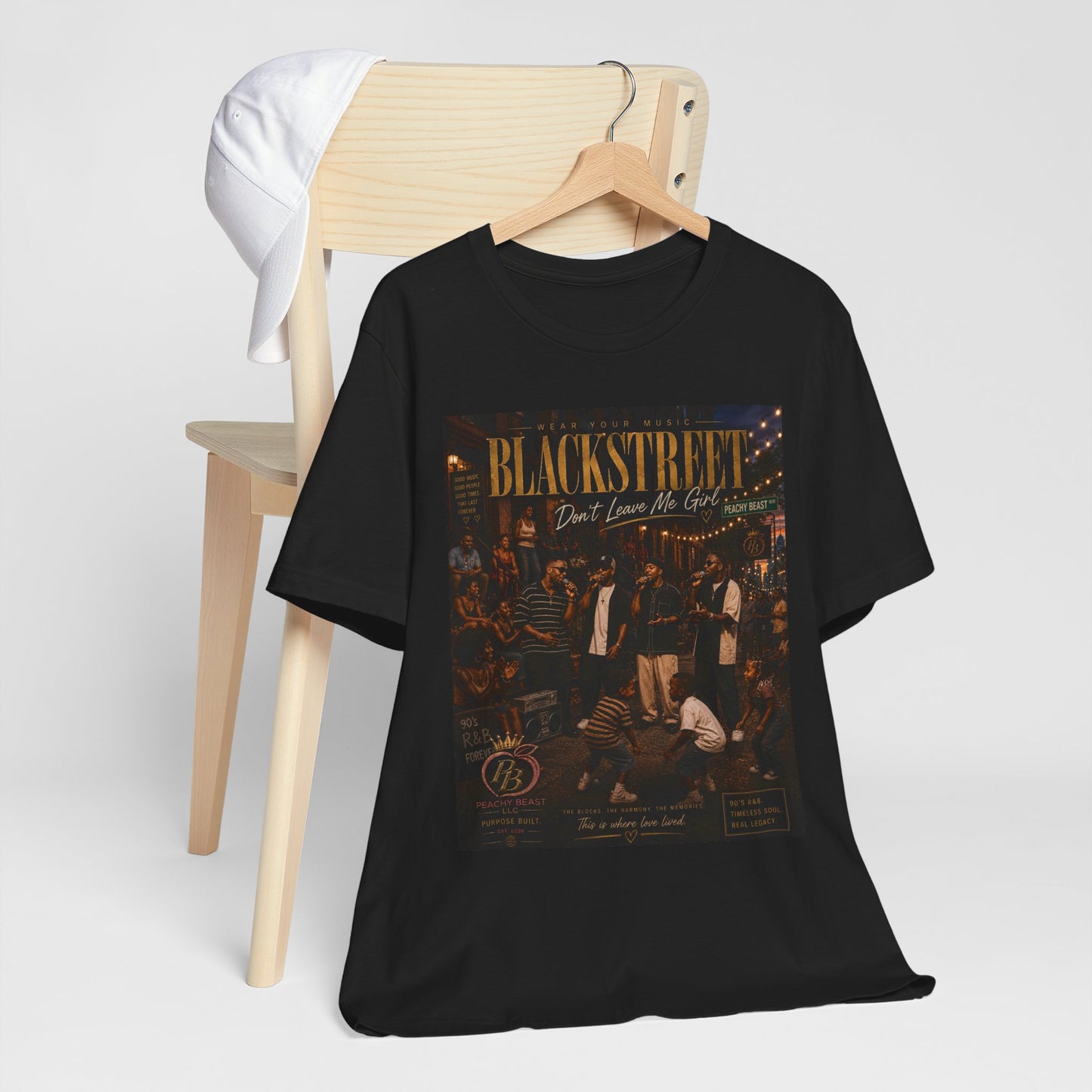 Blackstreet "Don’t Leave Me" Retro R&B Tee — Vintage Album Cover T-Shirt