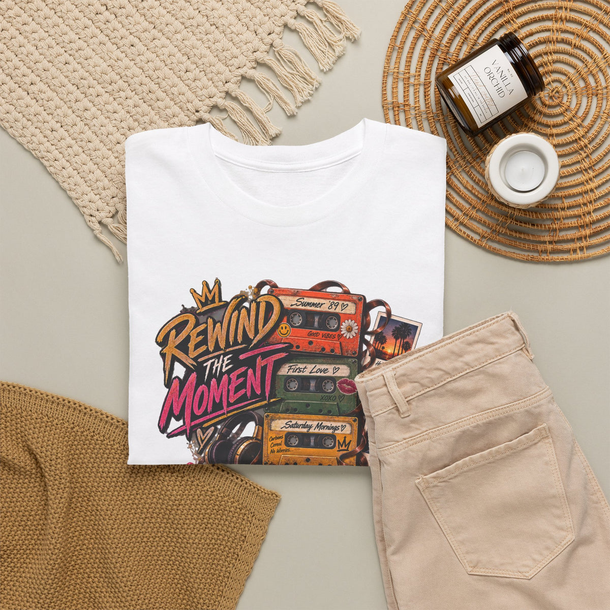 Rewind the Moment Retro Cassette T-Shirt