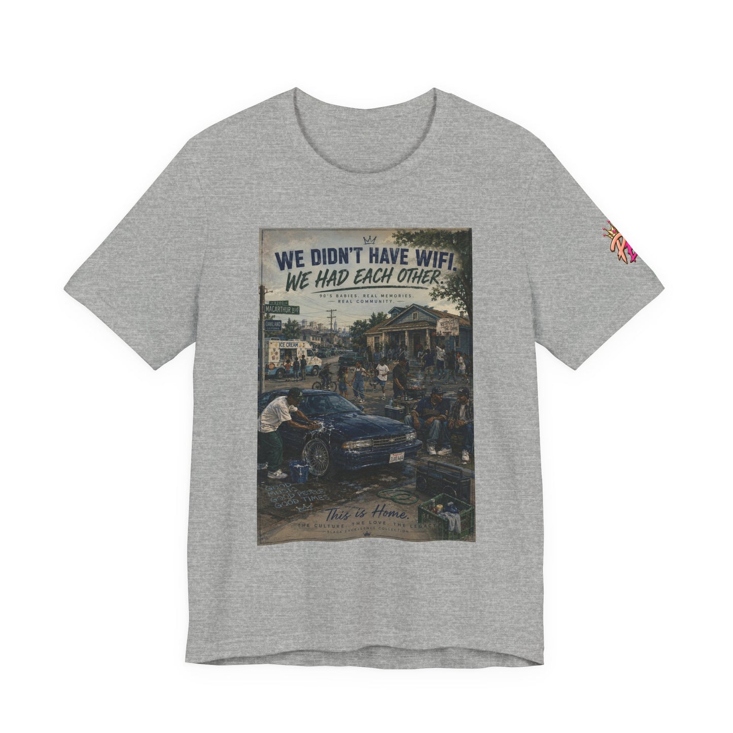 Vintage Family Tee – “We Didn’t Have WiFi We Had Each Other” Short Sleeve Shirt
