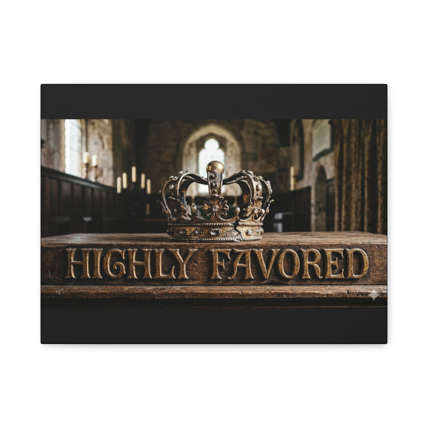 Highly Favored Canvas Portrait
